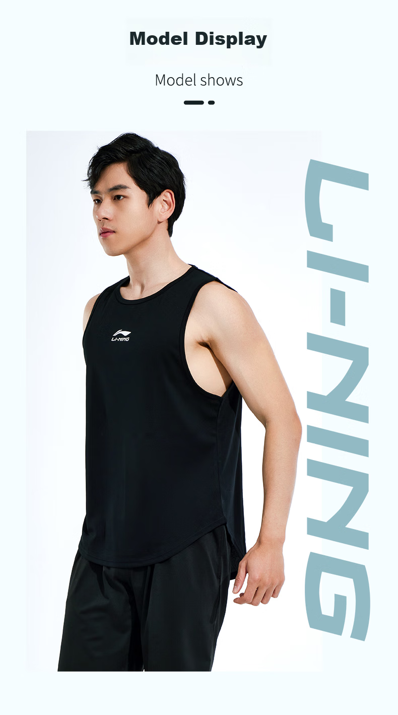 Li-Ning Women's Sports Set, Summer Ice Silk Short-Sleeve Shorts, Running Quick-Dry T-Shirt, Badminton Fitness Training Outfit 12