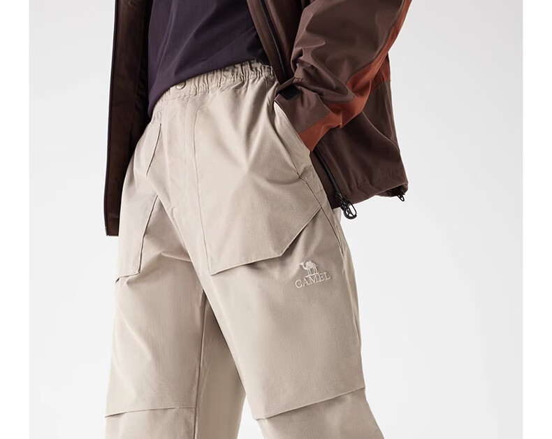 CAMEL (CAMEL) Men's Cargo Pants, Loose-Fitting, Slimming, Windproof, Long Trousers, Functional Straight-Leg Casual Pants A14CA68689 10