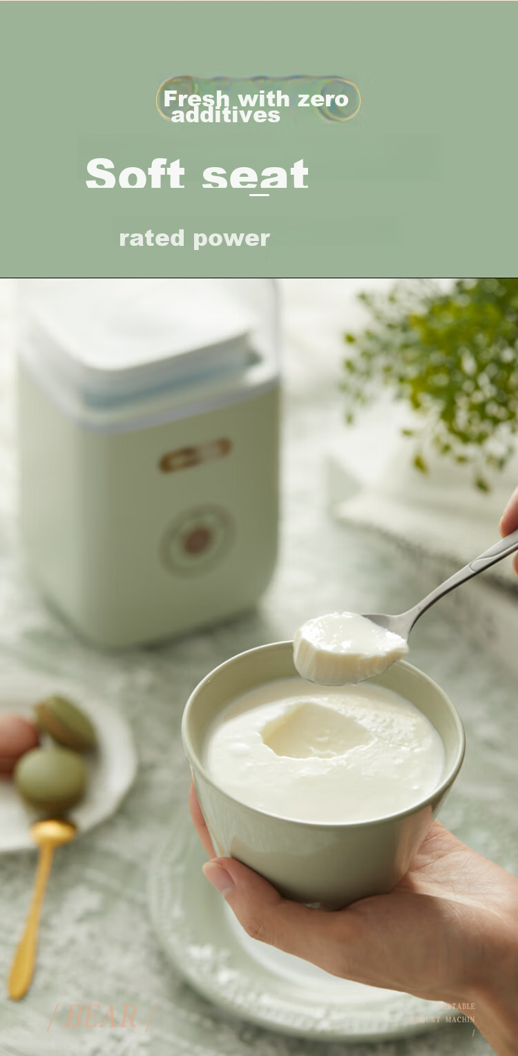 Bear Yogurt Maker, Home Automatic Portable Adjustable Acidity And Temperature Heating Yogurt Fermentation Machine SNJ-C12S3 4