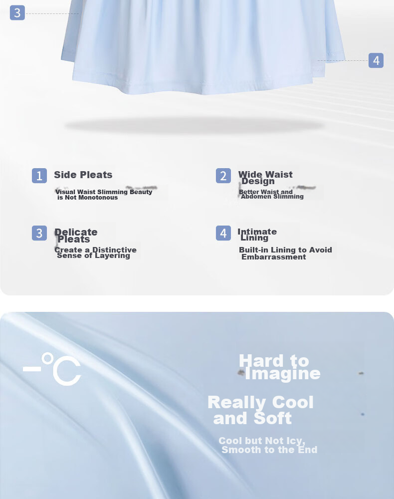 XUEXIMAN Anti-Exposure Sports Skirt for Women, Slimming Breathable Yoga Skirt for Running Training Yoga Tennis Shorts Skirt Summer 3