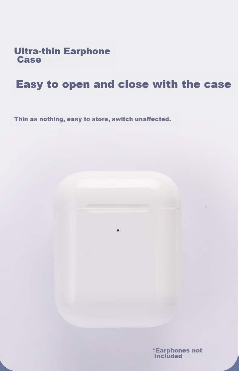 Masentek ES11 Earphone Eartip Protective Cover, Compatible with AirPods 1/2 First And Second Generation Bluetooth Headphones, Apple Pro34 Third And Fourth Generation Semi-In Earphones, Non-Slip Silicone Accessory 4