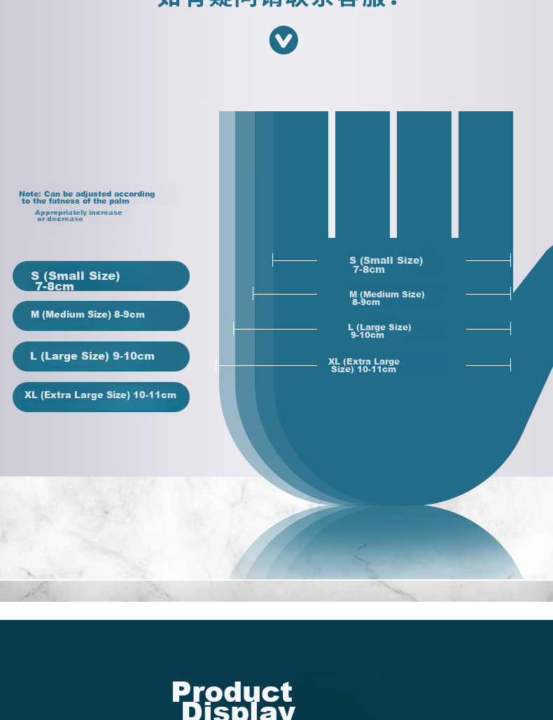 INTCO Disposable Gloves, Nitrile Gloves, 30 Pieces, Large Size, Food-Grade Rubber, Extended Length, for Household Chores, Kitchen, Dishwashing, Nitrile Gloves 11