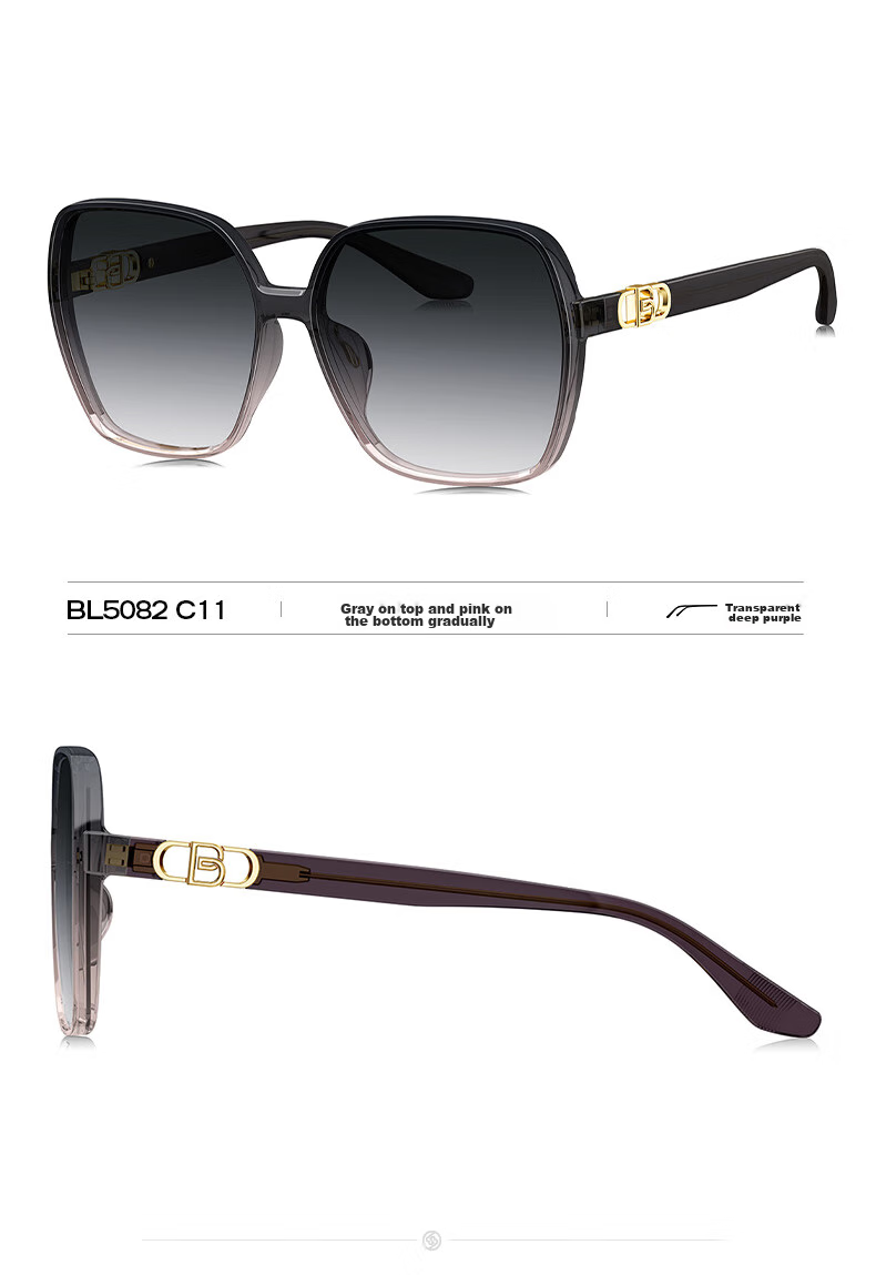 BOLON Elegant UV Protection Large Frame Sunglasses for Driving, Polarized Sunglasses for Women, Gift BL5082C30 18