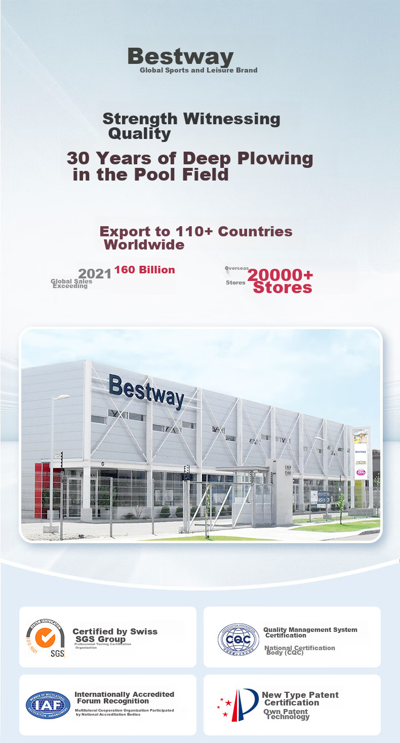 Bestway Folding Frame Swimming Pool, No Inflation Required, Thickened And Durable, Puncture-Resistant, with Repair Patch Included, 1.2 Meters, 561MG 1