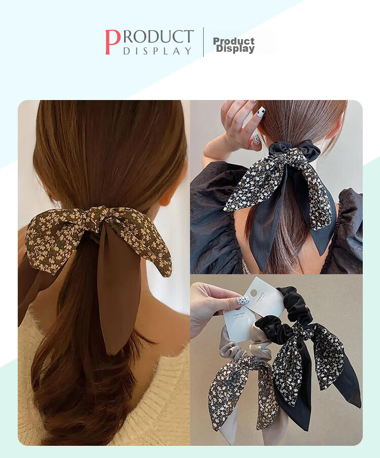CHIMERA Hair Tie, Bow Hairband, Everyday Hair Accessory, Scarf Hairband, Hair Rope, Hair Ornament, Birthday Gift for Girls 13