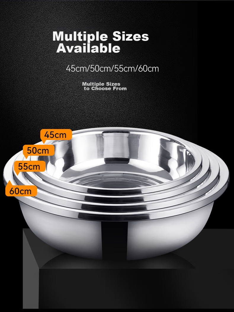 Golden Key 304 Stainless Steel Extra Large 68cm Thickened Multi-Purpose Kitchen Sink Basin GK-T700DP 4