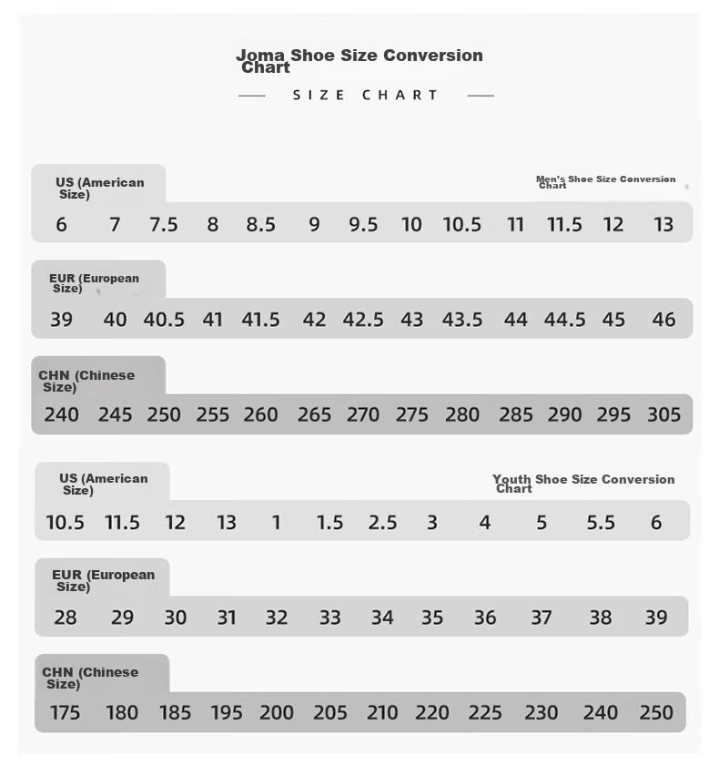 JOMA Soccer Shoes for Children, TF Turf Cleats for Boys And Girls, Youth And Elementary School Students, Non-Slip And Wear-Resistant Football Training Shoes, Red, Size 38 13