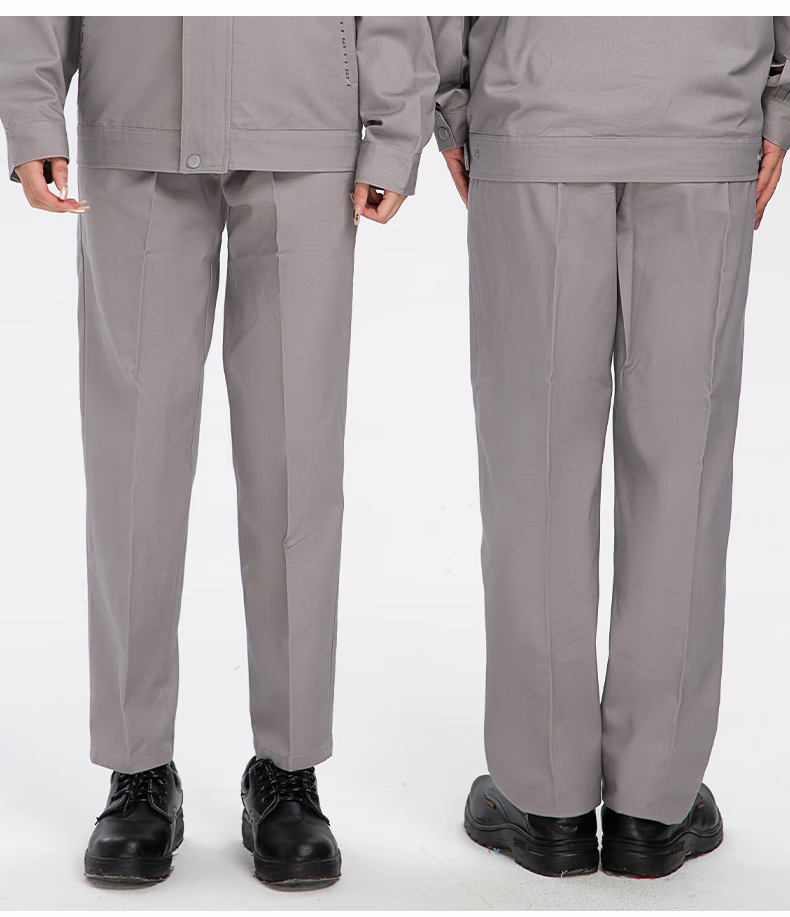 Laurie Anti-Static Spring and Autumn Work Pants Durable and Stain-Resistant Workwear Comfortable and Wear-Resistant Electrician Grid Auto Repair Labor Protection Pants Customizable 6