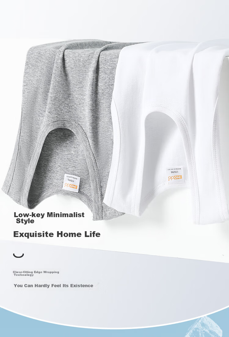 Hodohome Men's Pure Cotton Sleeveless Tank Top, All-Season Undershirt, Basic Undershirt for Men, White, 3XL, 185/110 4
