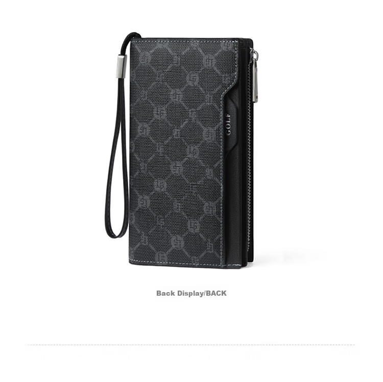 GOLF Men's Multi-Card Holder Clutch, Anti-Theft Wallet, Long Bifold Purse for Men's Driver's License And Cash 20