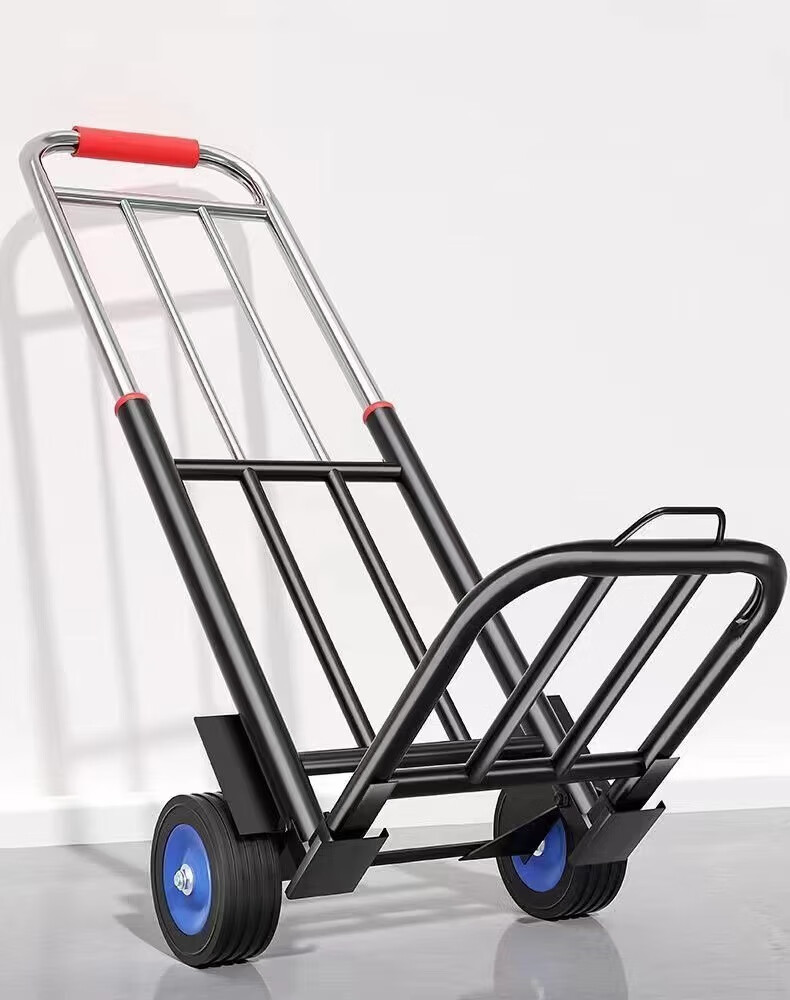 Paiying Folding Hand Cart Folding Trolley Household Stair-Climbing Shopping Cart Grocery Cart Medium Size 1