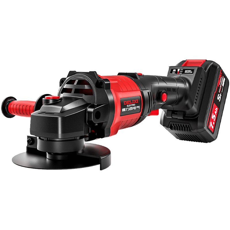 Delixi Electric Brushless Lithium Battery Angle Grinder Polisher Sander Cordless Multifunctional Cutting Angle Grinder Power Tool
