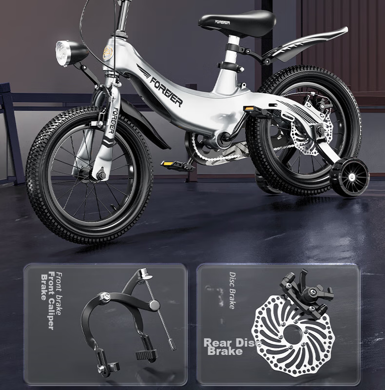 FOREVER Children's Bicycle for Ages 3-6 And 7-10, Boys Girls Toddlers Kids Bike, Girls Boys Pedal Bike, 14 Inch 13