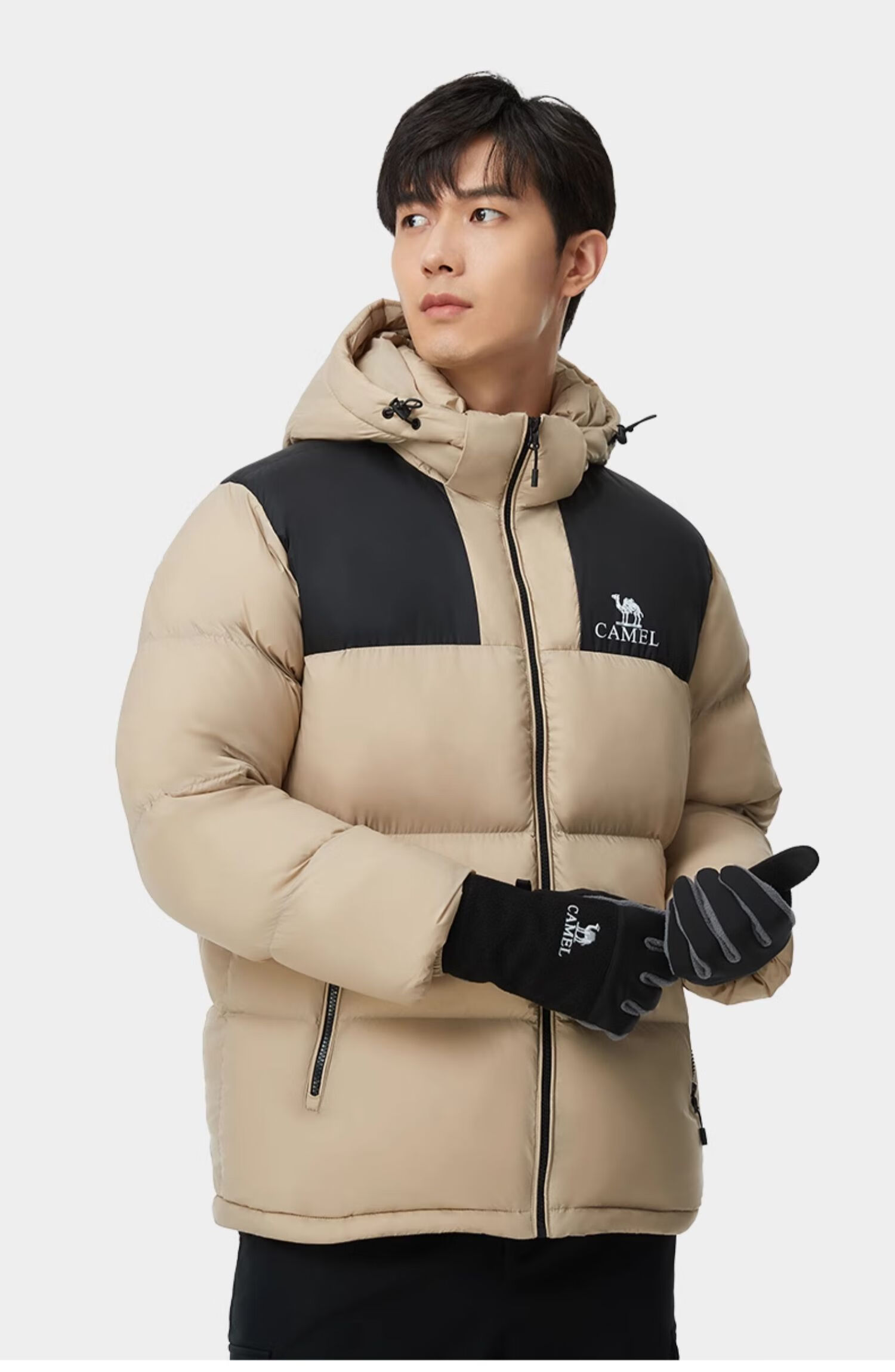 Luotuo (CAMEL) [Xiaotaiyang-Graphene] Autumn And Winter Outdoor down Jacket for Men And Women, Thickened Warm Puffer Coat 38