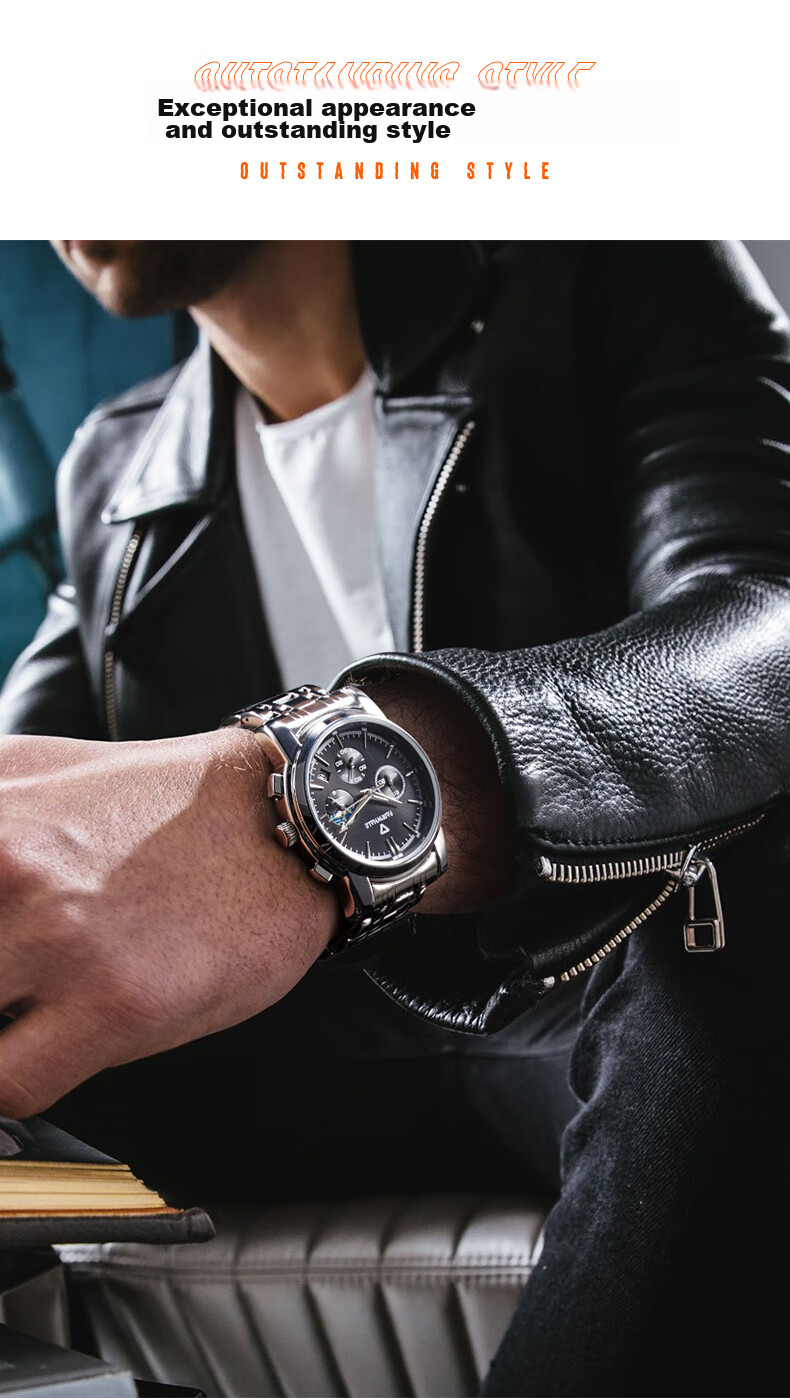 FAIRWHALE Amantii Mechanical Watch for Men, Top Ten Famous Watches, Business Quality Chinese Watch Gift for Boyfriend 5370 7