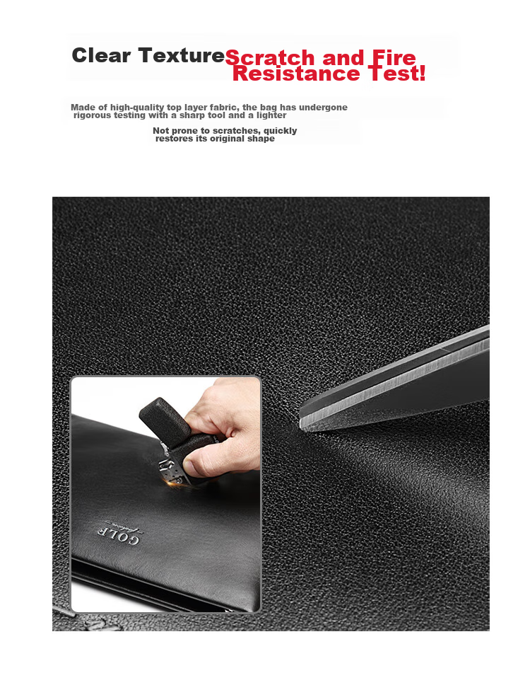 GOLF Men's Clutch, Top-Grain Leather Handbag, Large Capacity with Multiple Card Slots, Envelope-Style Clutch, Valentine's Day Gift for Boyfriend 6