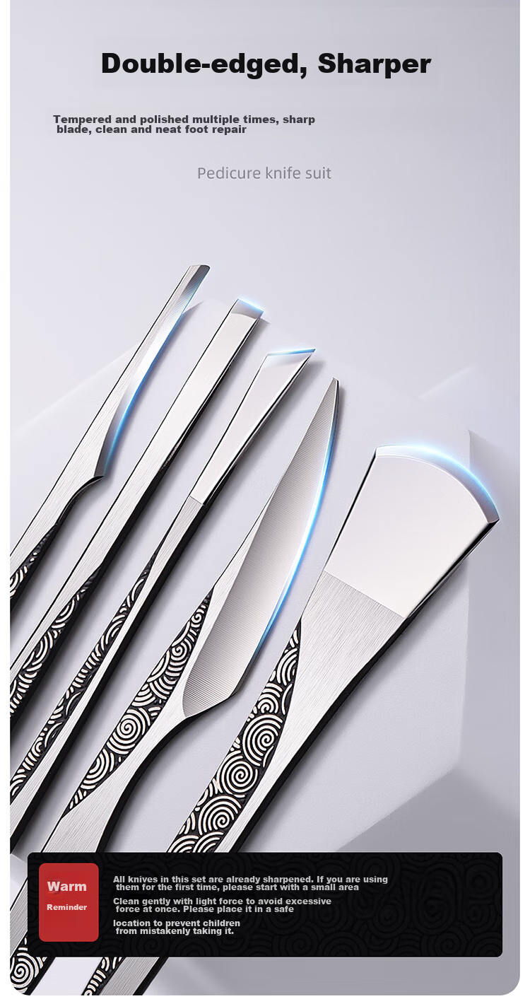 Jindarimei Pedicure Tool, Foot Scraper, Dead Skin Remover, Heel Scraper, Callus Remover, Foot Care Instrument for Dry Cracked Heels And Thick Calluses 4