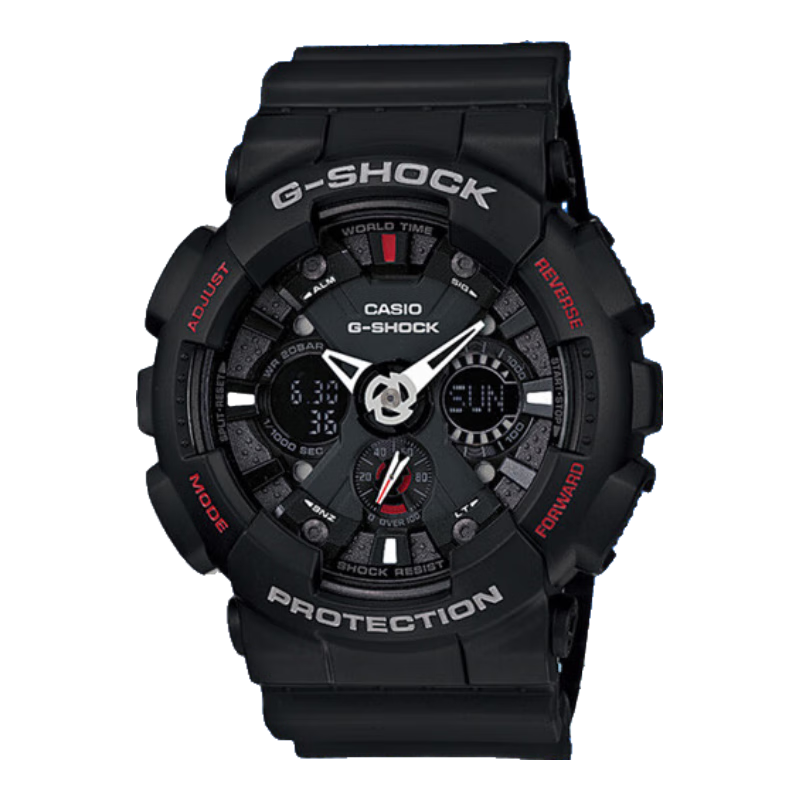 Casio Men's G-SHOCK Sports Digital Watch, Japanese And Korean Style Gift Box Edition, Gift for Boyfriend, GA-120