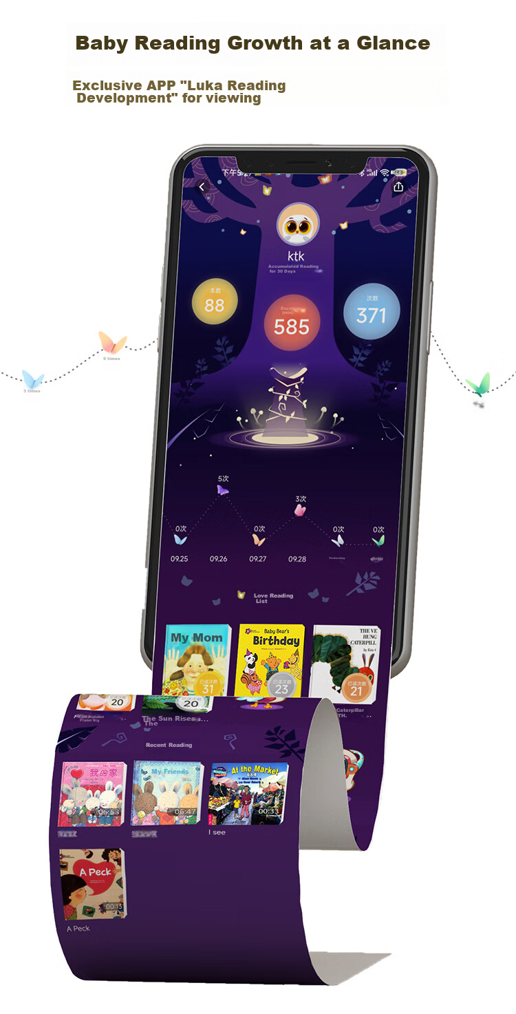 Ling Luka Hero Picture Book Reading Robot, JINGDONG JoyInside Companion Robot, Children's English Bilingual Chinese And English for Ages 3-6 Gift Box Set 9