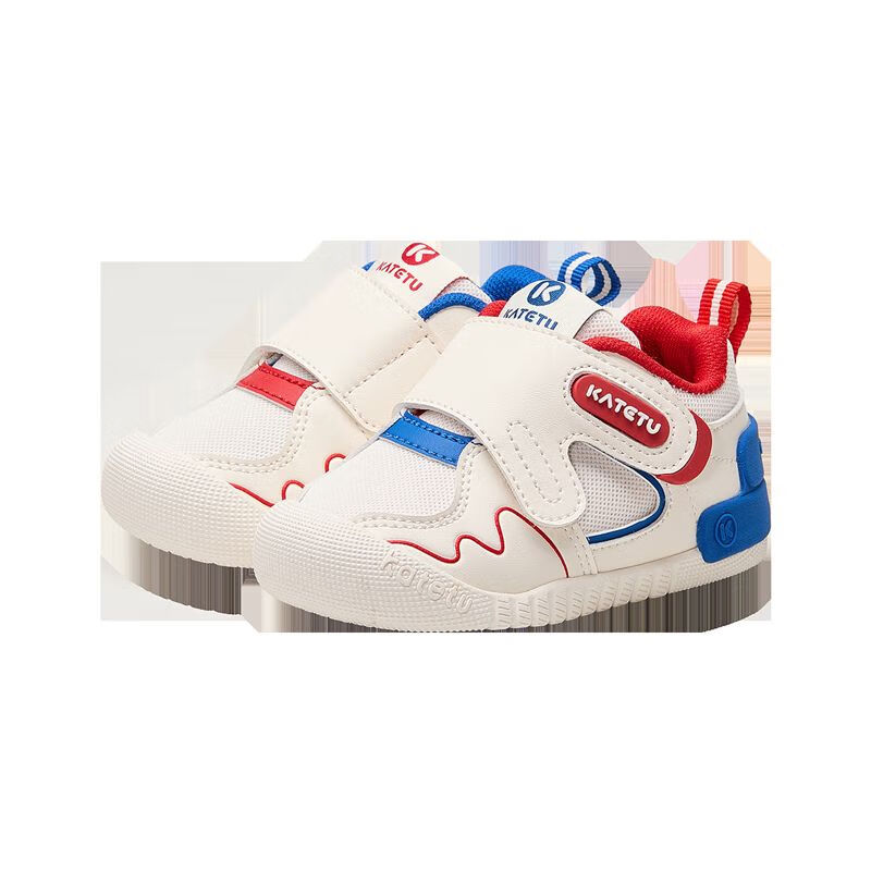 Katetu Baby Walking Shoes, Infant 1-3 Years Old Spring New Children's Shoes, Little K Shield Functional Shoes, Indoor Children's White Sneakers X4CEA26