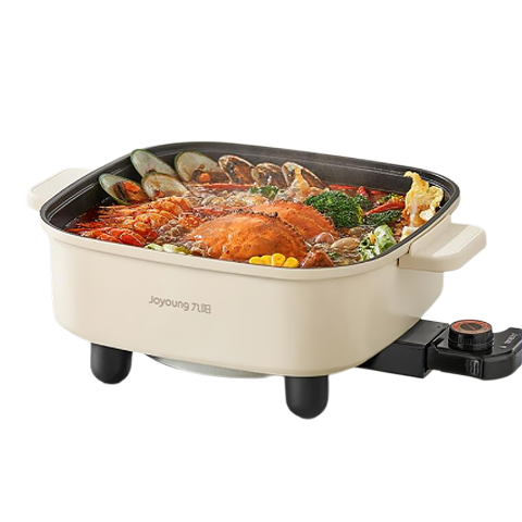 Joyoung Electric Hot Pot, Specialized Pot for Hot Pot, Electric Hot Pot And Electric Cooking Pot All-In Pot, High-Power Multifunctional Cooking Electric Hot Pot, 7L Large Capacity Household Multi-Purpose Pot HG70-G192