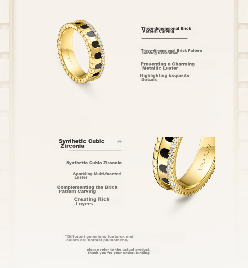 LOLA ROSE Arch Gate Series Rings for Women, Couples Birthday Gift for Girlfriend, Wife, Or Best Friend 9