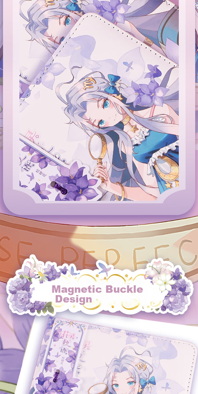 M&G 32K/80 Pages Planner Magnetic Clasp Notebook, Purple Rose Student Notebook, Diary, DIY Handmade Journal, Birthday Gift, P32900A, Gift Set 4