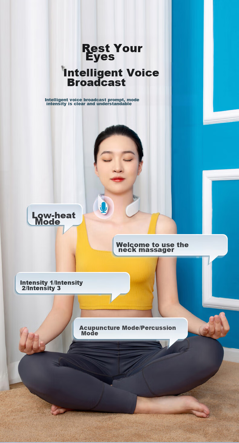 Manyue Cervical Massager, Shoulder And Neck Massage Device, Neck Massager with Smart APP 6D, Birthday Gift 10