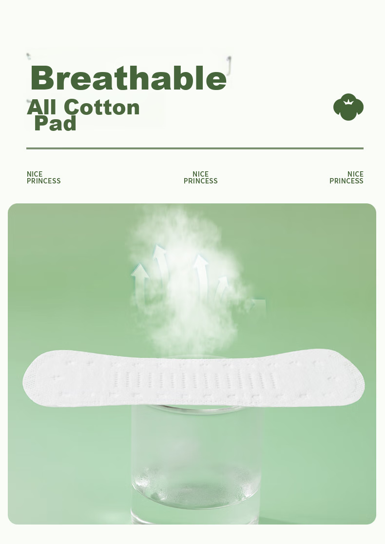 PurCotton Princess Antibacterial Ultra-Pure Cotton Pads, Ultra-Thin for Daily Use, 3 Packs (150*60cm) 6