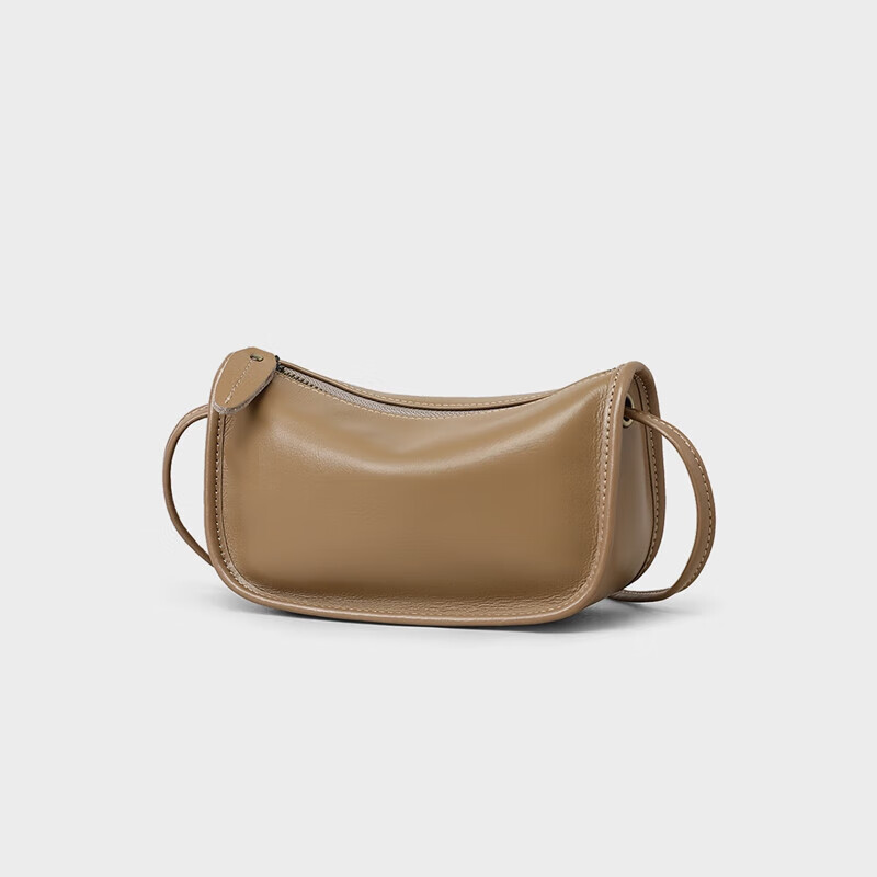 Viney Leather Handbag, Stylish Crossbody Dumpling Bag, Luxurious Shoulder Bag, Practical Birthday And Mother's Day Gift for Mom