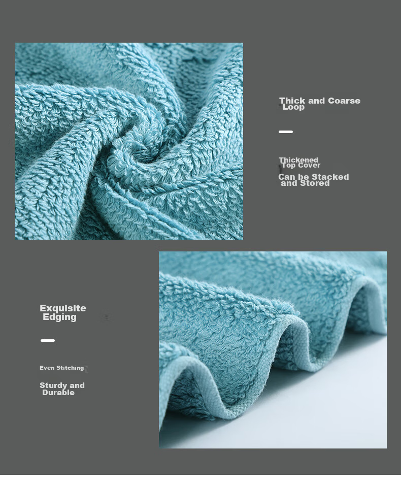 Grace 10A Antibacterial Towels, 3 Pack, Extra Large, Skin-Friendly, Breathable, Quick-Drying, Soft, Unisex Face Towels 13