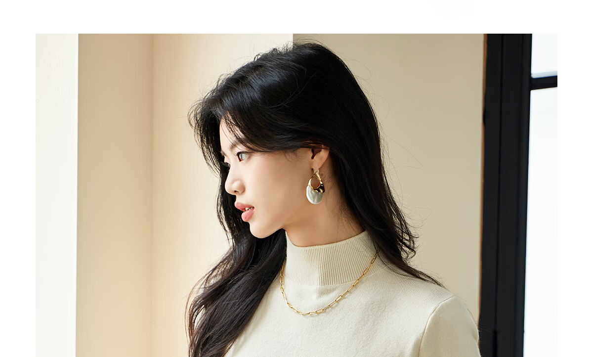 Taxiang Women's Semi-Turtleneck Knit Sweater, Autumn And Winter Inner Layering Solid Color Slim-Fit Pullover Sweater T143Z3040 4