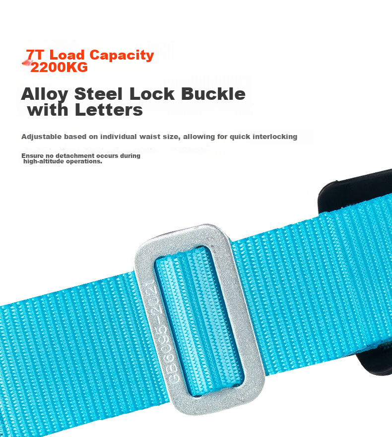 Shandouao SHANDUAO Half-Body Three-Point Safety Harness, High-Altitude New National Standard AD9031, Single Large Hook, 1.8 Meters 9