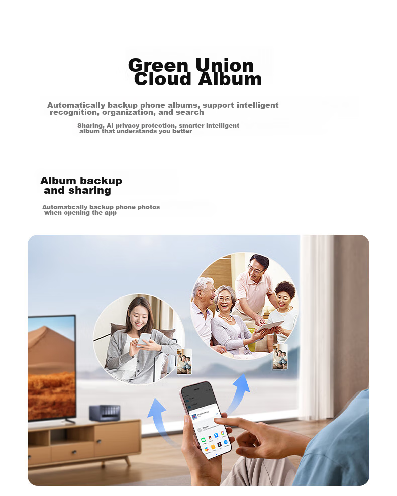 UGREEN Private Cloud DXP8800, Eight-Bay Dual 10G NAS Network Storage Server, AI Photo Album, Home And Business Cloud Hard Drive, School File Monitoring, Data Backup Sharing 33