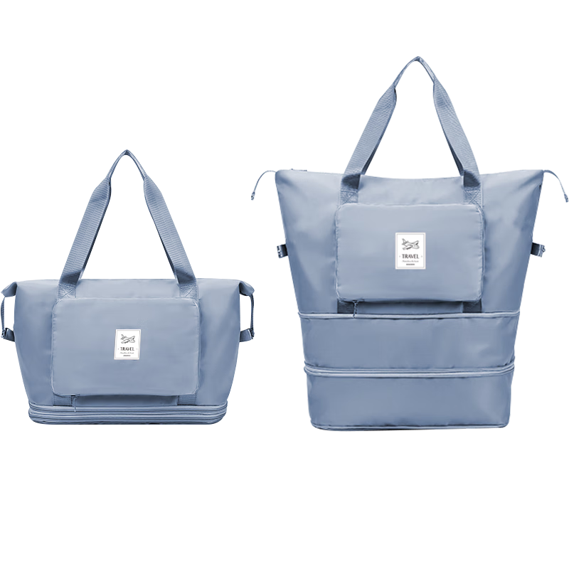 Banzheni Travel Bag for Men And Women, Large Capacity Expandable Suitcase Storage Bag for Maternity And Fitness, Handheld And Crossbody Bag