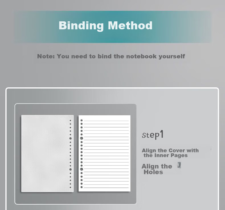Jinzhi B5/60-Sheet Refillable Notebook Thickened Mistake Correction Spiral Detachable Binder Lined Paper Lightweight High-Quality Diary Mocha Light Coffee 9