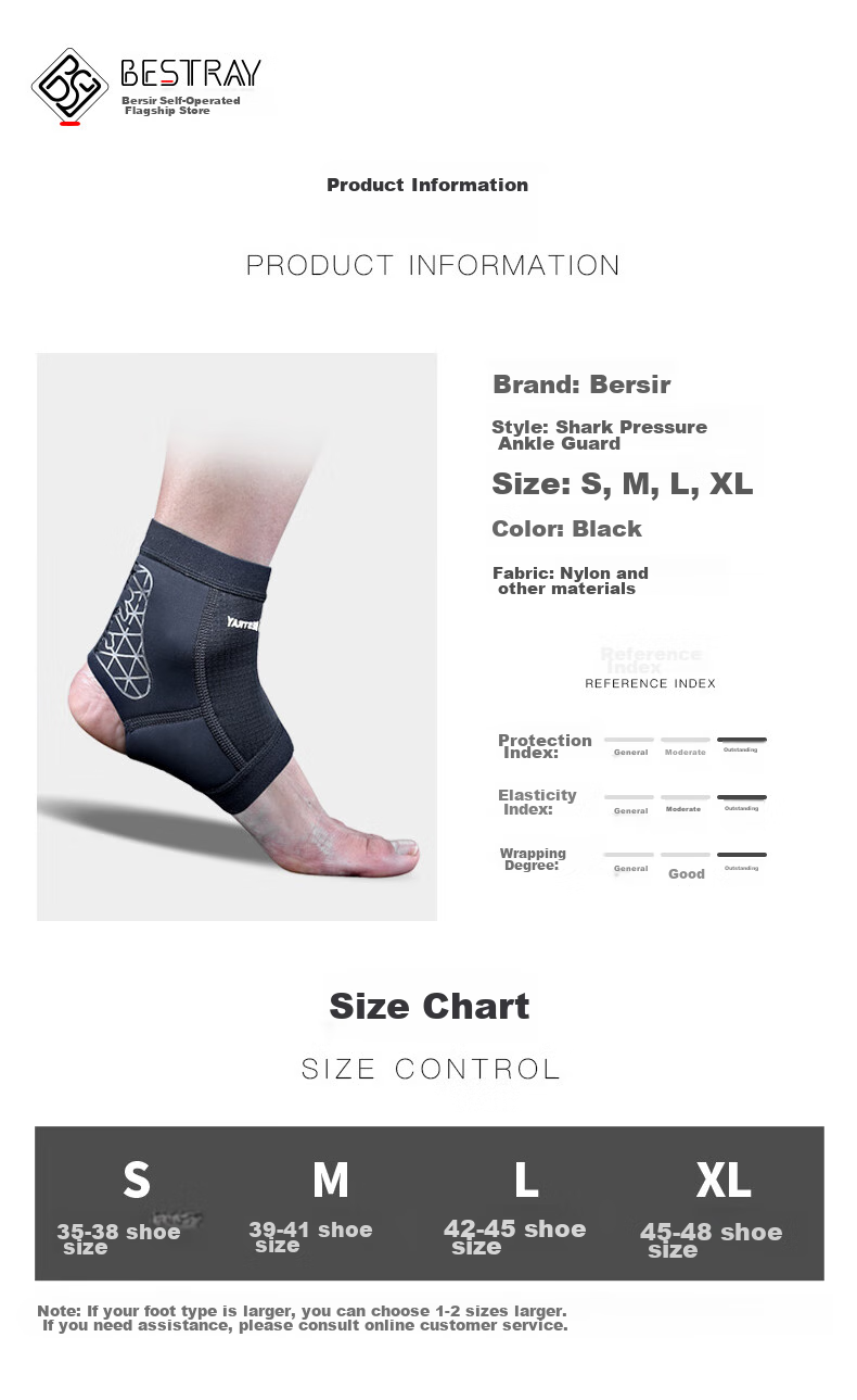 Bestray Ankle Support Brace for Sports, Sprain Prevention, Post-Injury Stabilization, Basketball, Soccer, Running, And Sprain Protectio 11