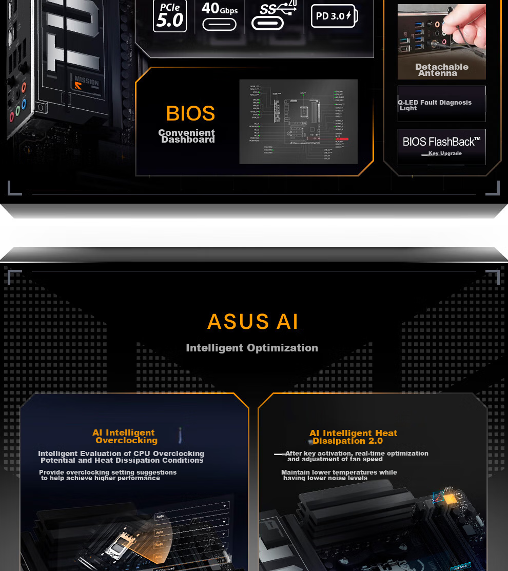 ASUS TUF GAMING X870-PLUS WIFI Motherboard, Supports CPU 9850X3D/9950X3D/9800X3D (AMD X870/socket AM5) 4