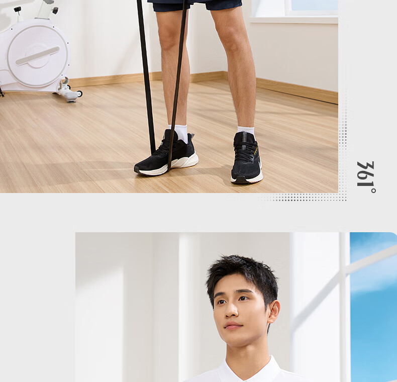 361° Men's Short Sleeve T-Shirt Spring Summer Sports Quick-Dry Running Fitness Polo Shirt 652624109H-5 10