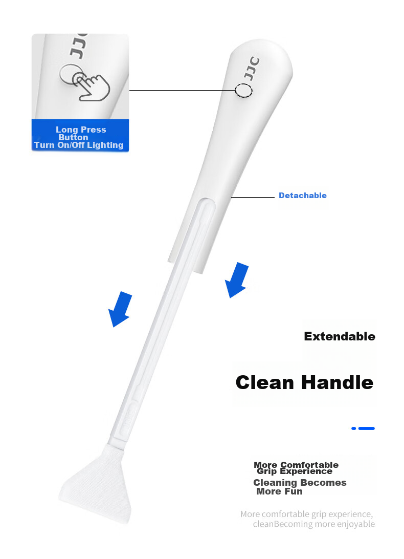 JJC Camera Cleaning Kit CMOS Cleaning Swab Full-Frame Sensor Cleaning with Cleaning Solution/Liquids Suitable for Canon Nikon Sony Fuji DSLR And Mirrorless Cameras 9