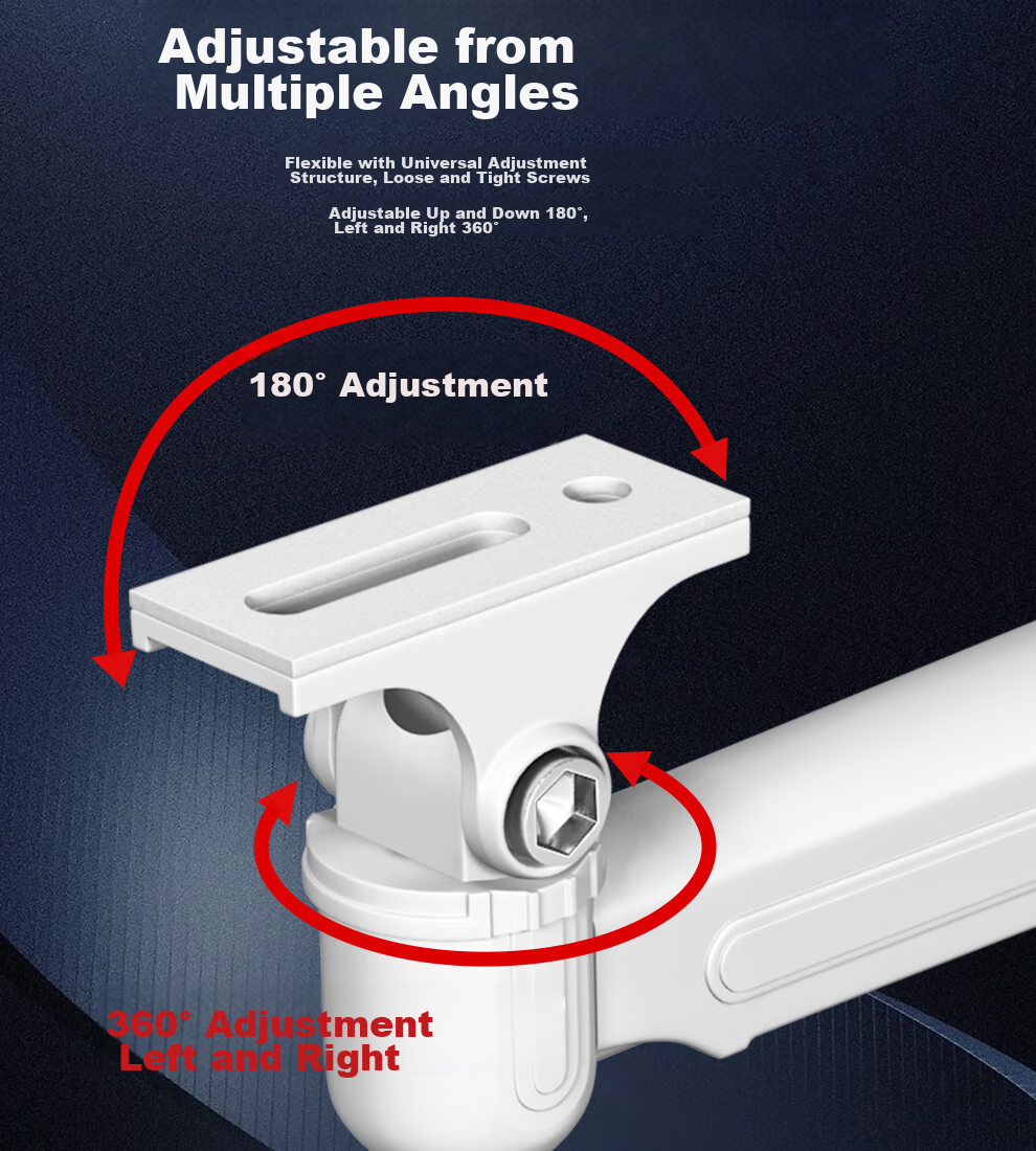 COMPCCTV COMPCCTV Surveillance Camera Bracket Aluminum Alloy 1212ZJ Universal Hikvision Gun-Type Camera Wall-Mounted Duck-Bill Bracket for Indoor And Outdoor Use 4