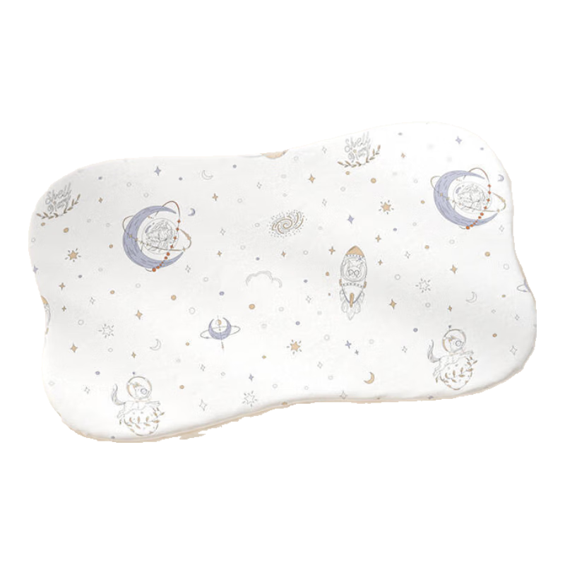SHELL DIARY Baby Silicone Pillow Cover for Ages 0-2