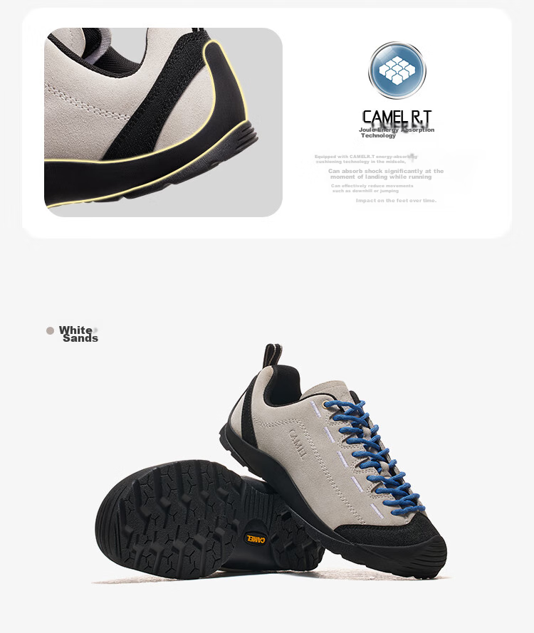 CAMEL [Yuebu] Outdoor Casual Shoes for Men And Women, Non-Slip Shock-Absorbing Sports Running Shoes F24C162601 24