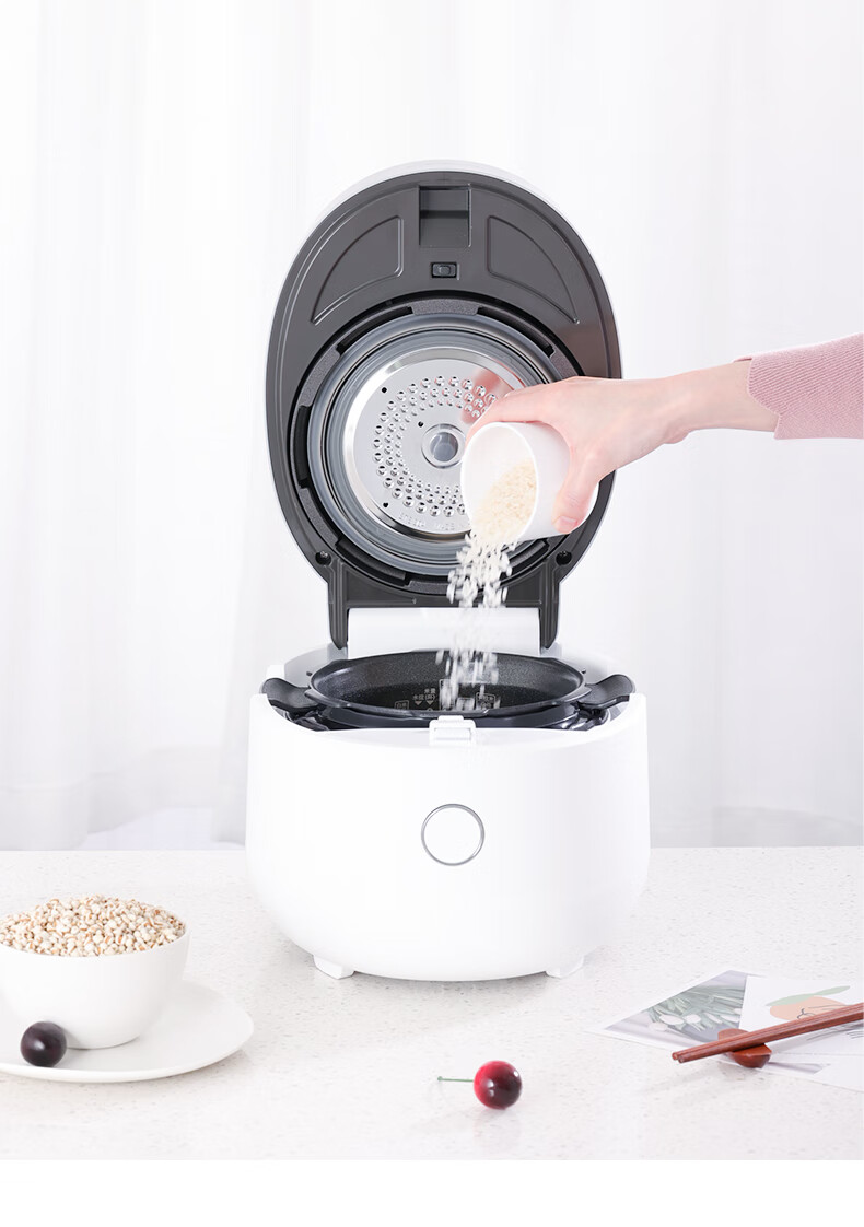 CUCKOO Korean Imported Dual-Pressure Mini Multifunctional Baby Food Smart Reservation Rice Cooker for 1-2 People, 1.5L CRP-MHTR0311FW 3
