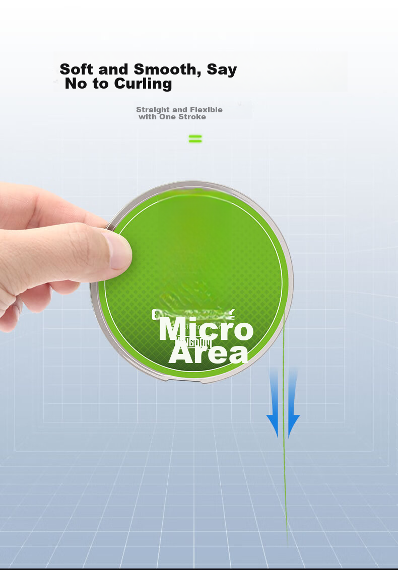Guowangluya PE Fishing Line, 8-Strand Micro Line, Ultra-Thin Long-Casting Fishing Line, Size 0.6, 100 Meters, Green, 8 Strands 9