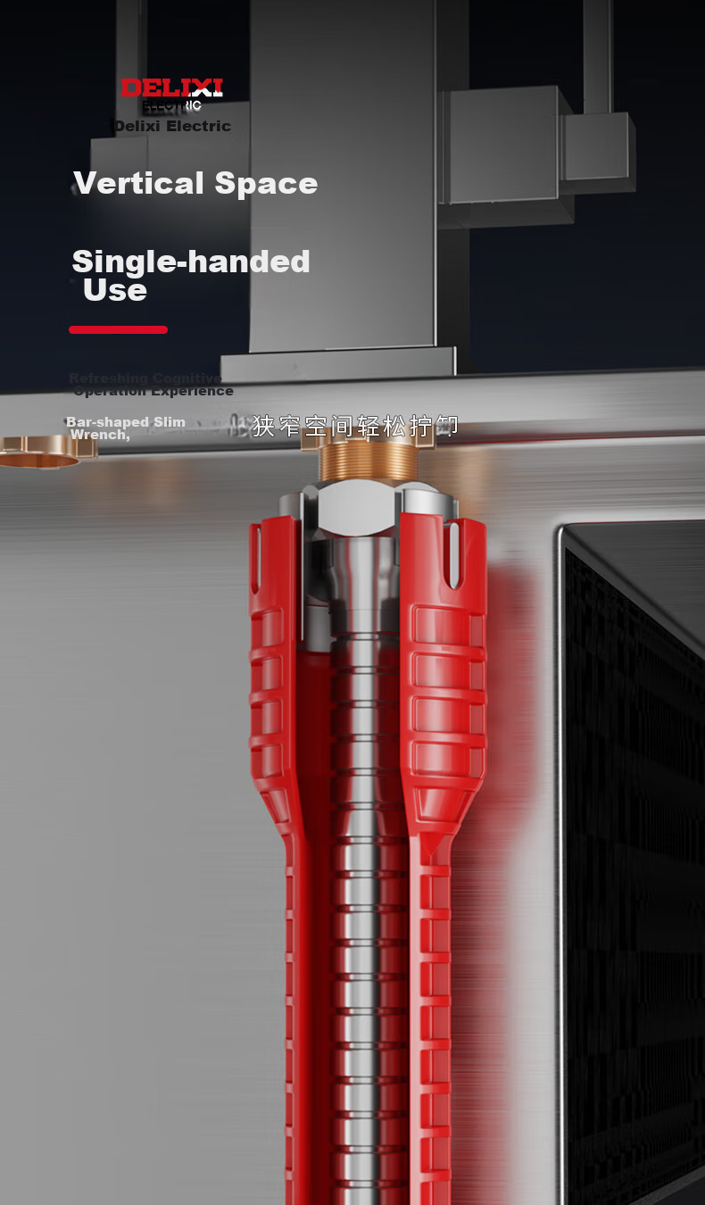 DELIXI Sink Wrench, Bathroom-Specific Twenty-Four-In Multifunctional Faucet And Pipe Loosening Tool, Installation Tool 7