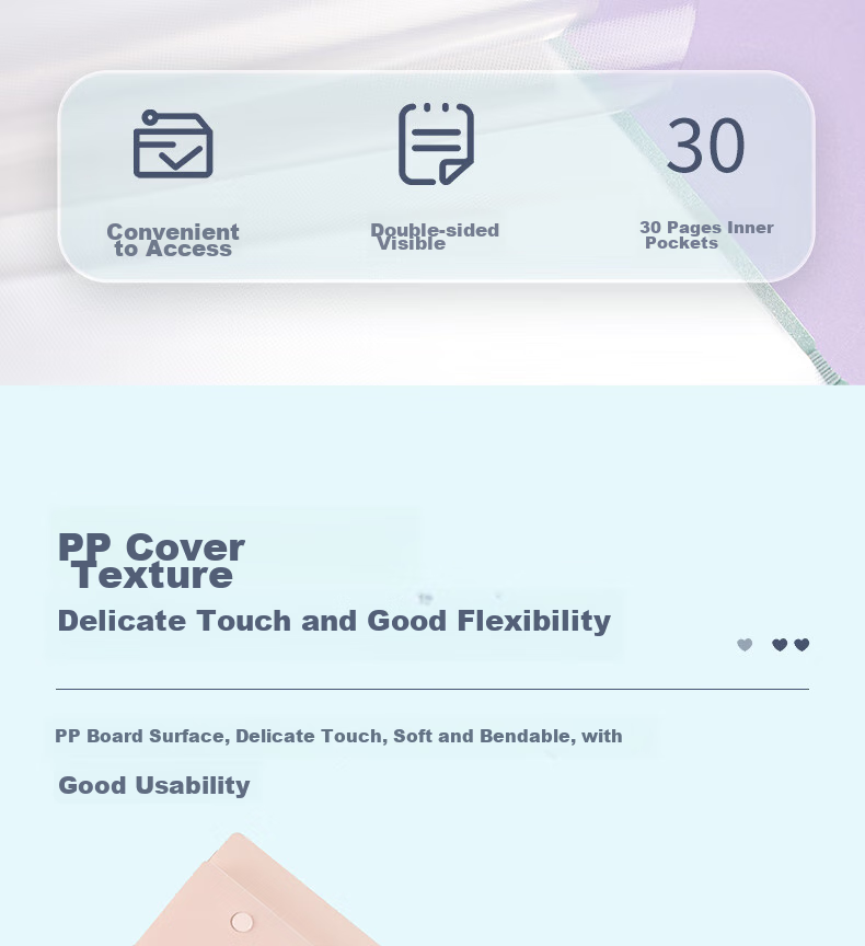 Deli A3/30-Page Document Folder, File Folder, Exam Paper Insert Pocket, Certificate Collection Book, Prenatal Checkup Report Organizer, Sheet Music Folder, Elementary to High School PQ310-T30 Gree 7