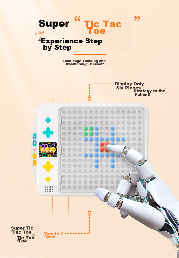 Chaoqidashi Multi-Functional 31+ N AI Intelligent Board Game Set Including Gomoku, Go, Ludo for Boys And Girls Birthday Gift Educational Toy 8