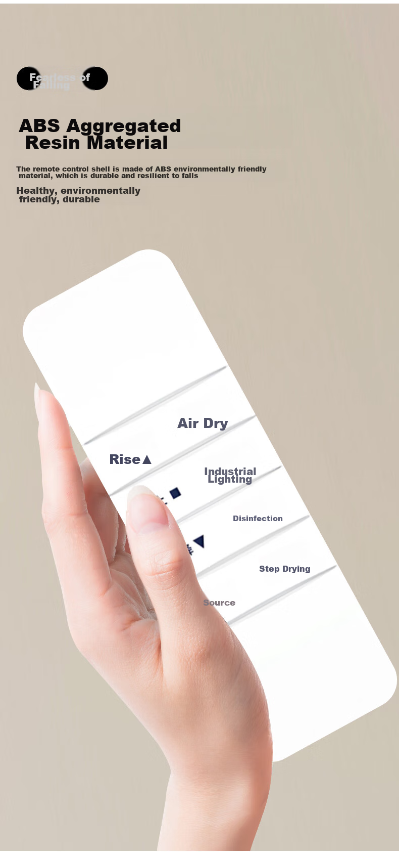 Beishi Suitable for Haotaitai Electric Clothes Drying Rack Remote Control, Universal for First And Second Generation Smart Lifting Electric Clothes Drying Rods, Appearance And Buttons Are The Same And Can Be Used 5