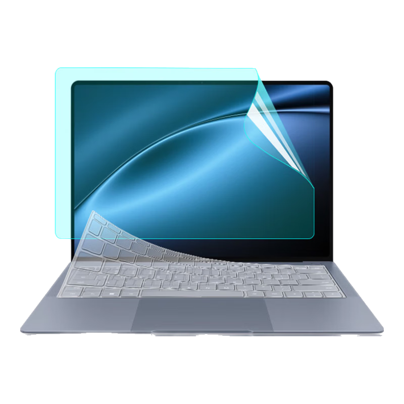 Jiasu Huawei MateBook X Pro Ultra Keyboard Cover, Blue Light Blocking Screen Protector, 14.2-Inch Laptop Protective Film Set, One Complete Kit for Convenience